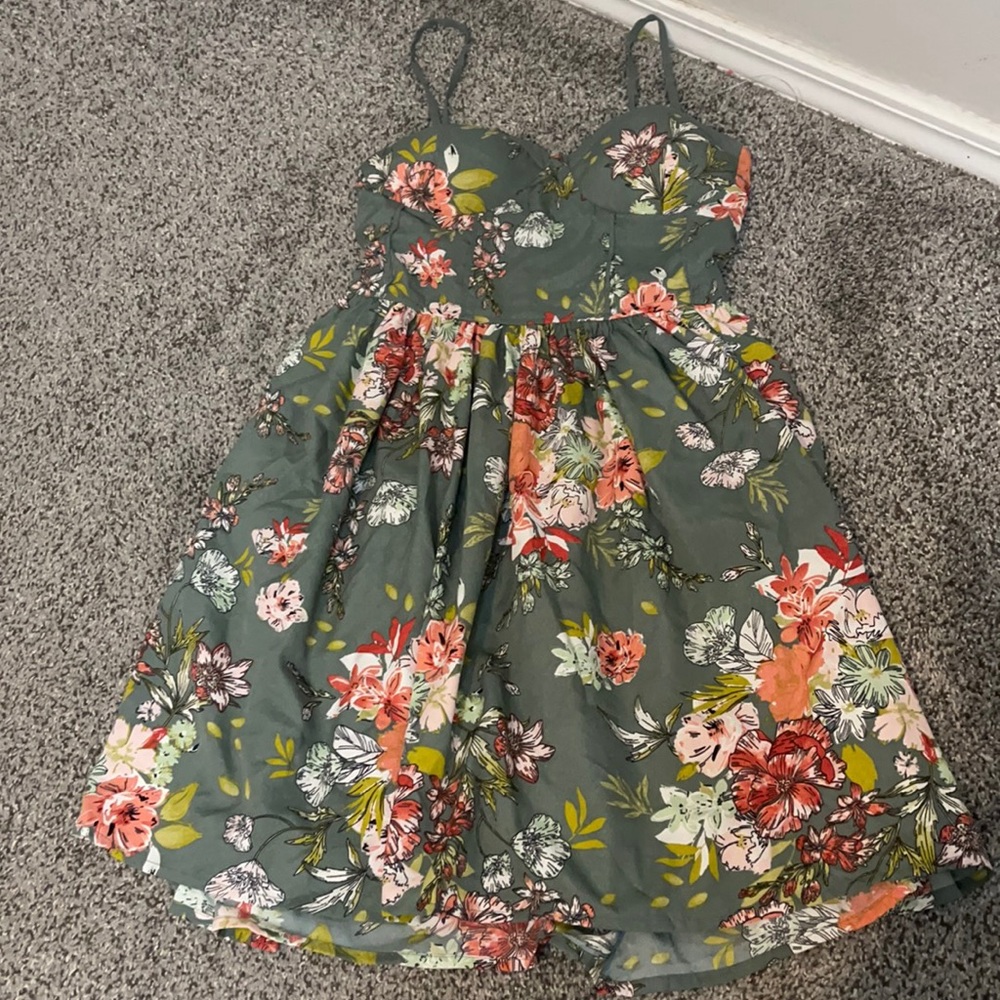Floral mini dress